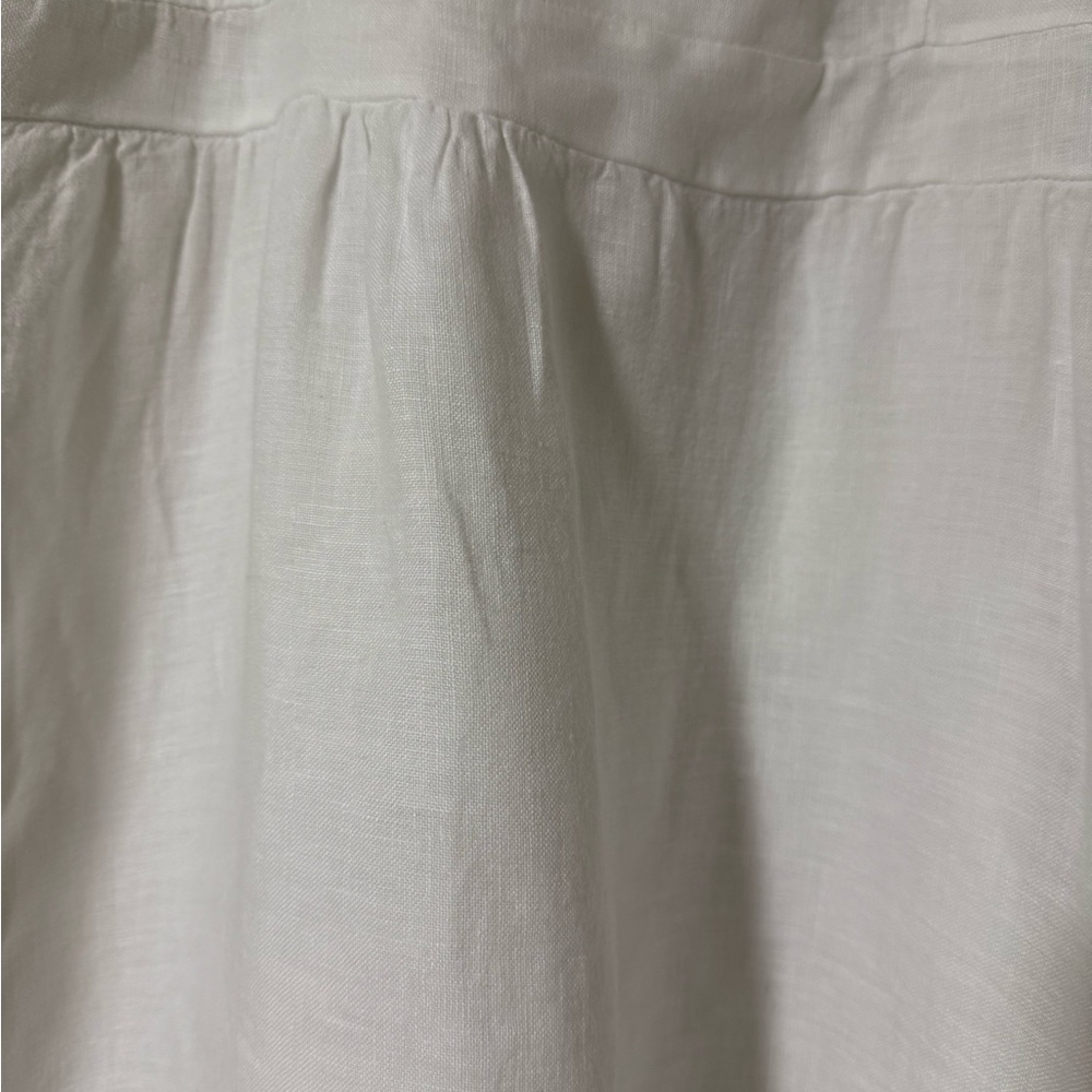 🔥 Closet Sale! Francesca Bettinni White Linen Blend Maxi Dress - Size L - Picture 4 of 6